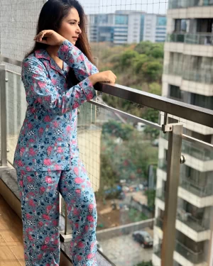 JELLYFISH COTTON NIGHT SUIT